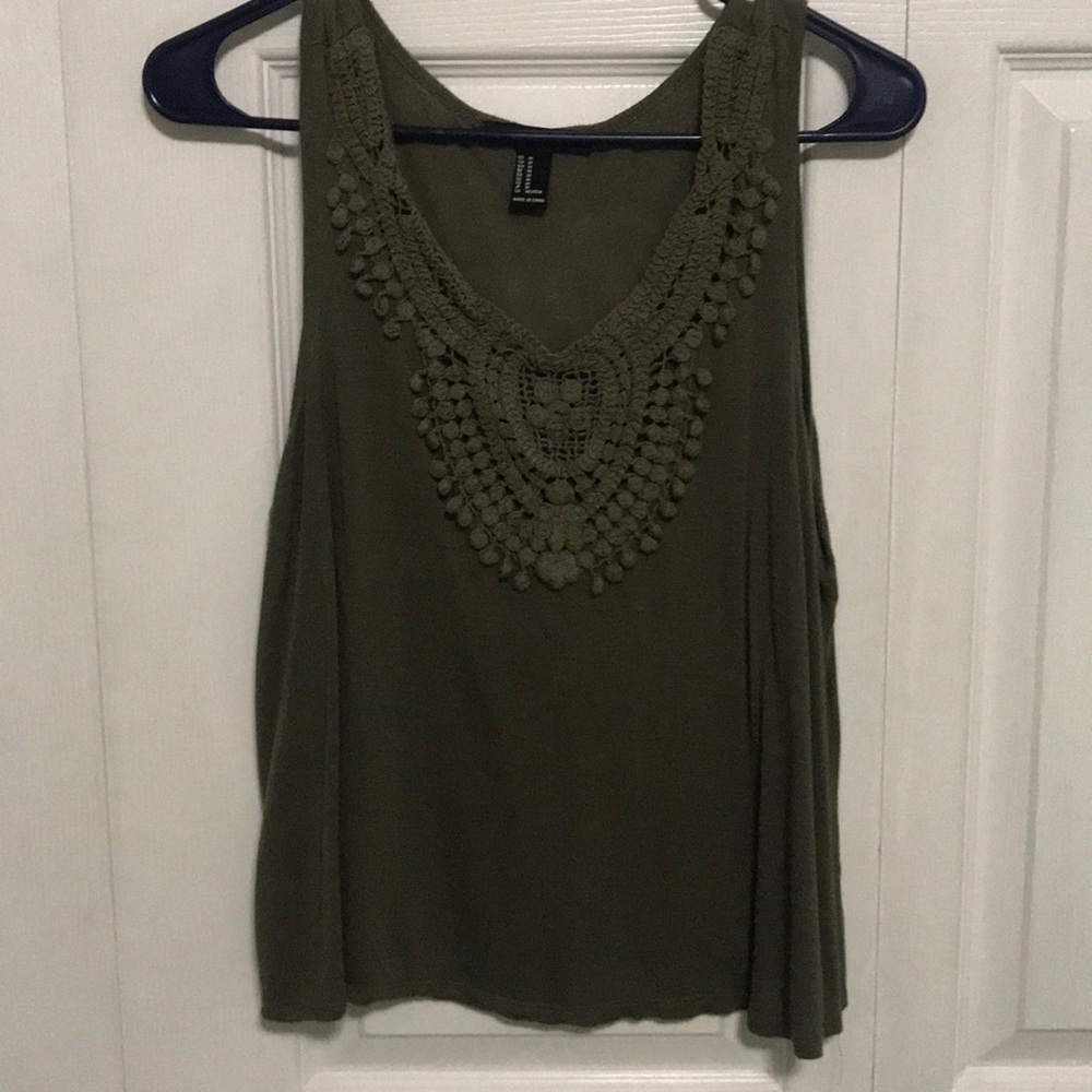 Forever 21 green tank